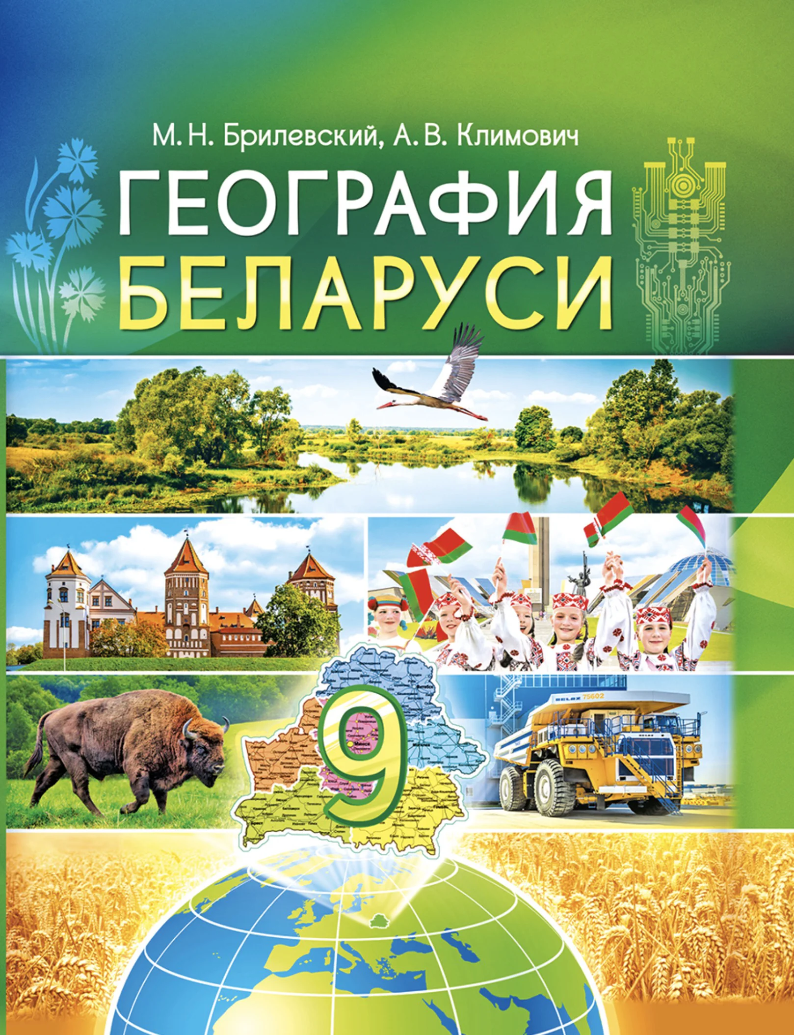 География, 9 класс Учебник, авторы: Брилевский Михаил Николаевич, Климович Алеся Владимировна, издательство Адукацыя i выхаванне, Минск, 2025